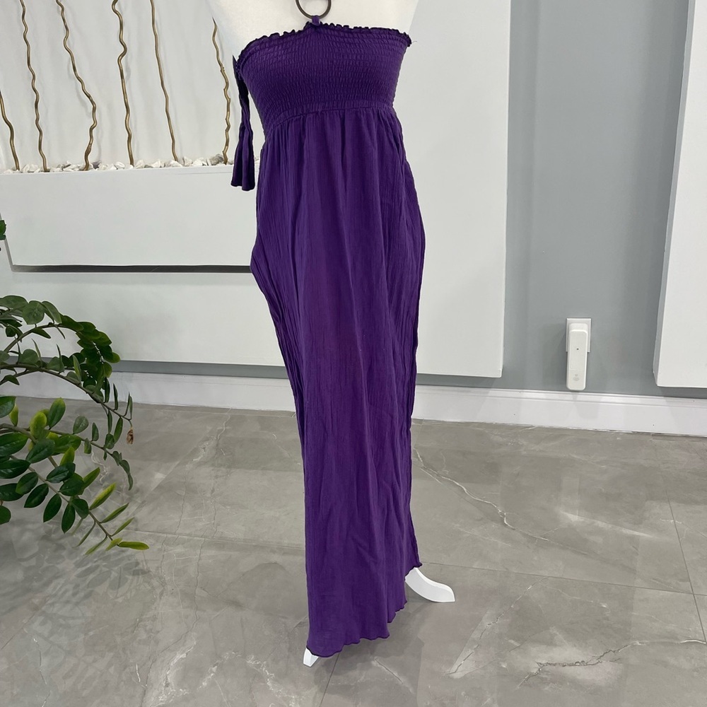 Tart Strapless Purple Maxi Dress